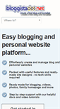 Mobile Screenshot of bloggista.net
