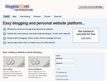 Tablet Screenshot of bloggista.net